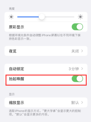 芮城苹果授权维修站分享iPhone轻点无法唤醒怎么办